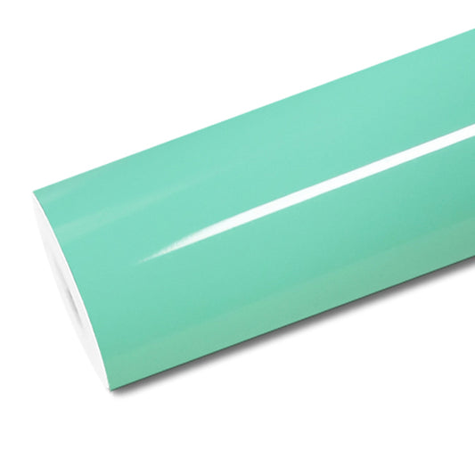 Mallcas™ Glossy Mint Green Vinyl Wrap (PET Liner)