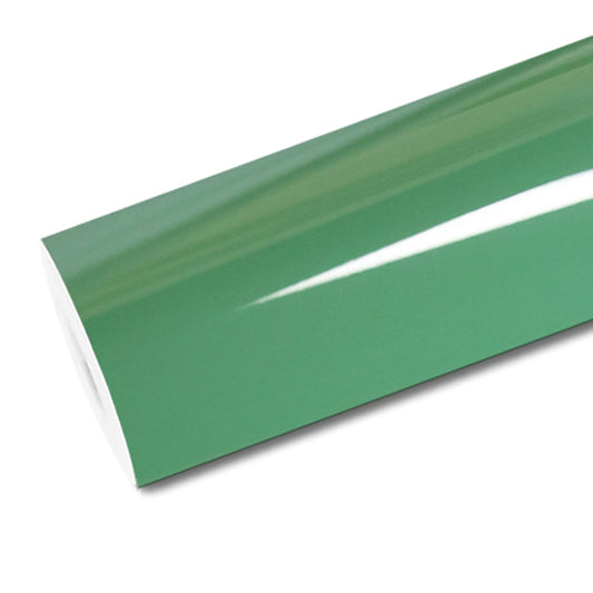 Mallcas™ Glossy Weng Green Vinyl Wrap (PET Liner)