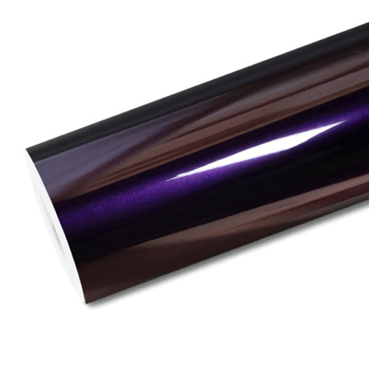 Mallcas™ Glossy Metallic Midnight Purple Vinyl Wrap (PET Liner)