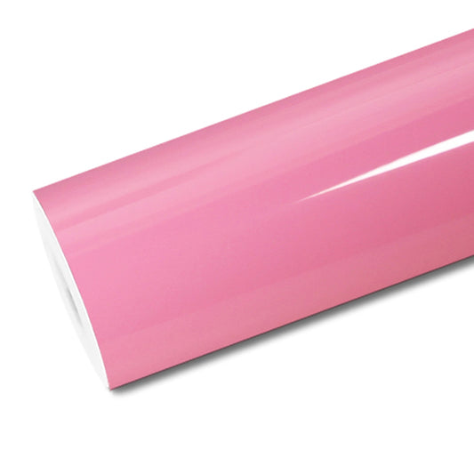 Mallcas™ Glossy Pink Red Vinyl Wrap (PET Liner)