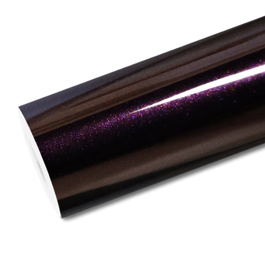 Mallcas™ Glossy Metallic Gentian Purple Vinyl Wrap (PET Liner)
