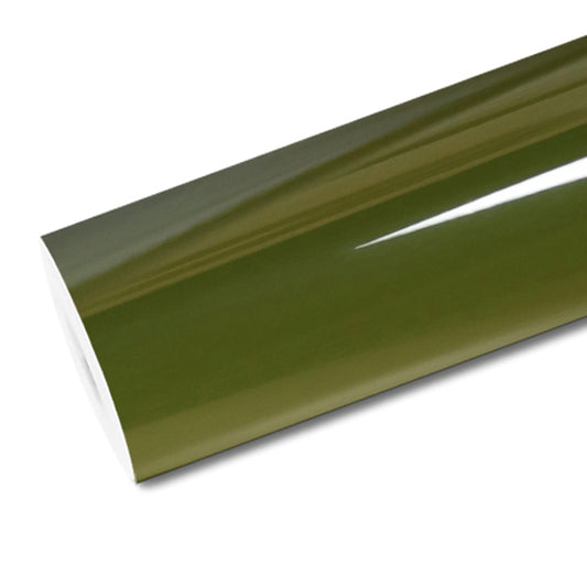 Mallcas™ Glossy Reseda Green Vinyl Wrap (PET Liner)