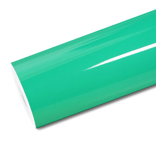 Mallcas™ Glossy Light Green Vinyl Wrap (PET Liner)