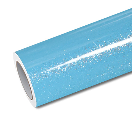 Mallcas™ Glossy Diamond Sky Blue Vinyl Wrap