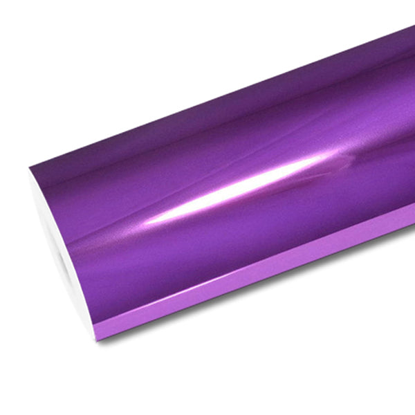 Mallcas™ Mirror Chrome Purple Vinyl Wrap (PET Liner)