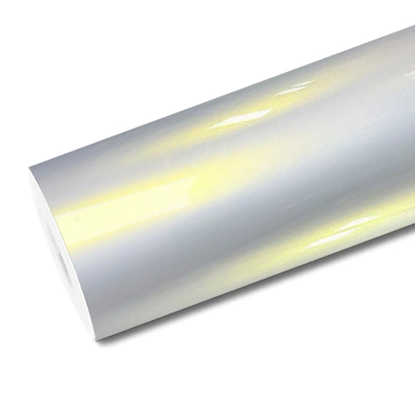 Mallcas™ Gloss Technology Silver Gold Vinyl Wrap (PET Liner)