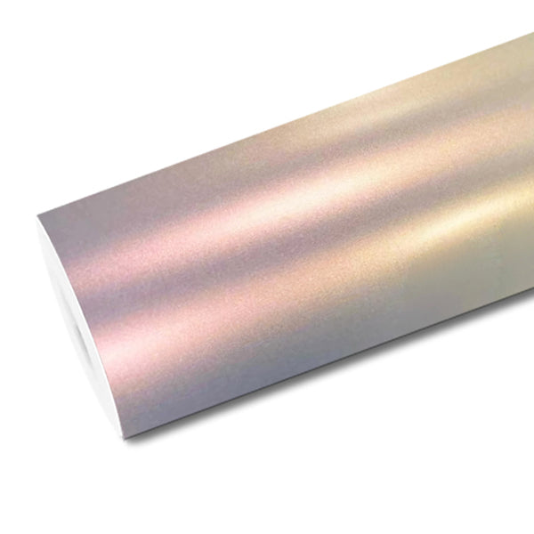 Mallcas™ Matte Technology Gray Orange Vinyl Wrap (PET Liner)