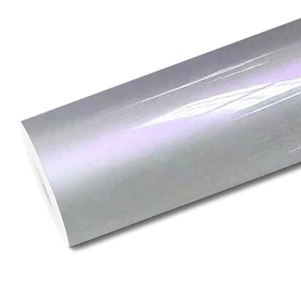 Mallcas™ Gloss Technology Silver Purple Vinyl Wrap (PET Liner)