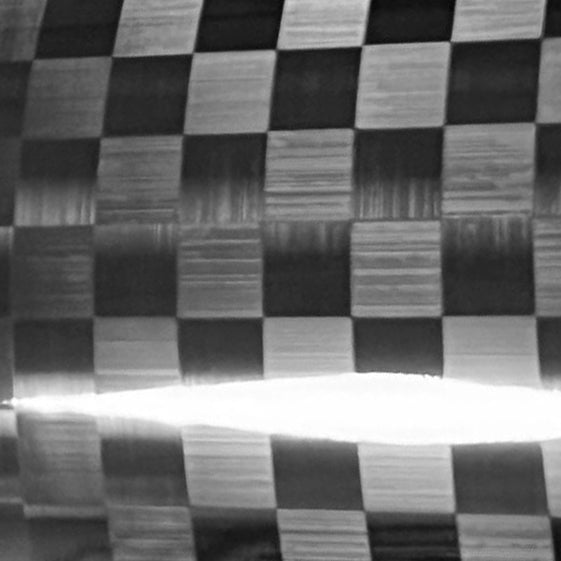 Mallcas™ Glossy Square Carbon Vinyl Wrap (PET Liner)