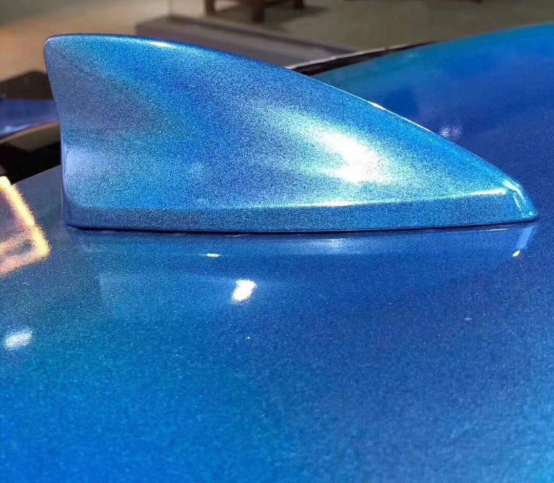 Mallcas™ Gloss Laser Flip Blue Vinyl Wrap (PET Liner)