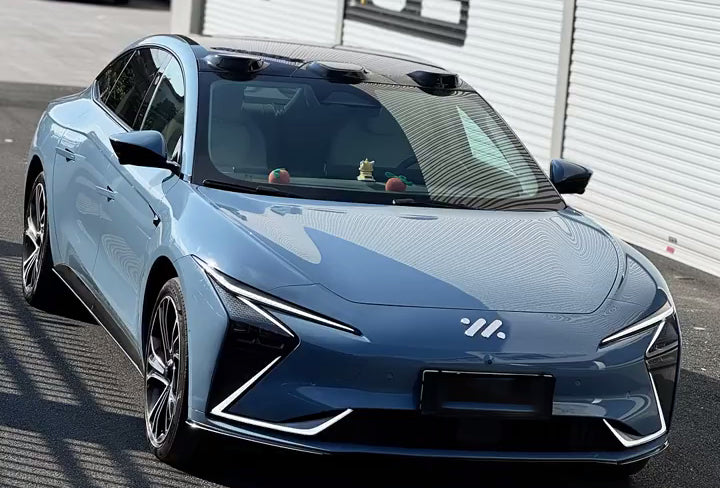 Mallcas™ Glossy Haze Blue Vinyl Wrap (PET Liner)