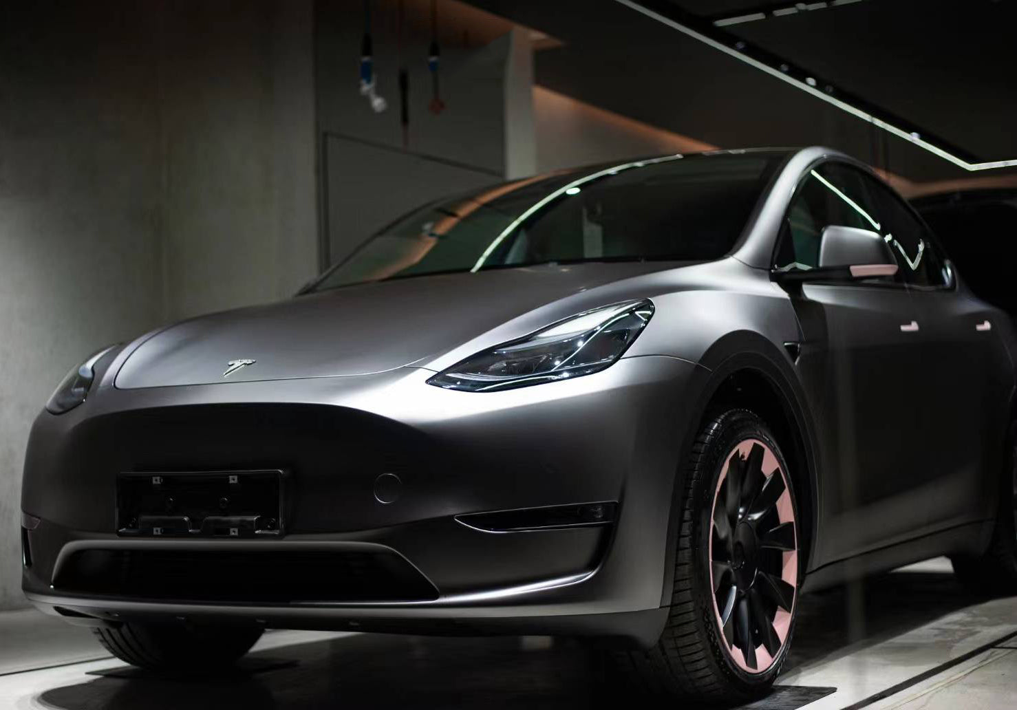 Mallcas™ Ultra Matte AMG Grey Vinyl Wrap