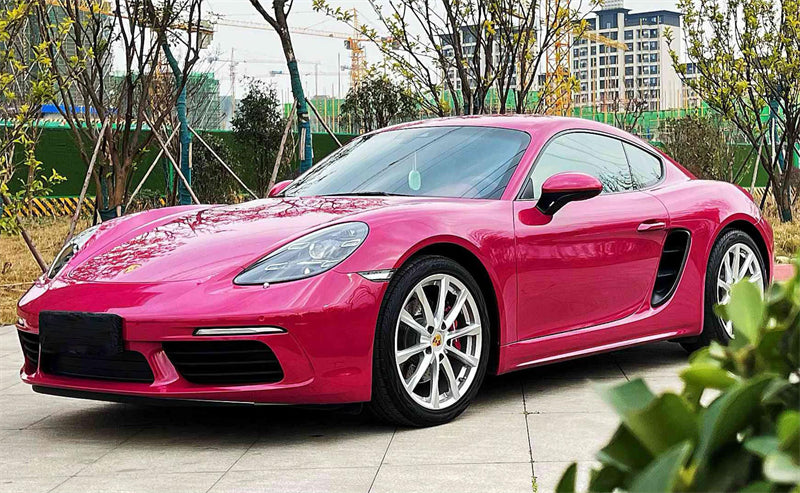 Mallcas™ Glossy Glistening Magenta Vinyl Wrap (PET Liner)