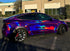 Mallcas™ Holographic Chrome Purple Vinyl Wrap (PET Liner)