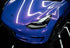 Mallcas™ Glossy Diamond Blue Red Vinyl Wrap