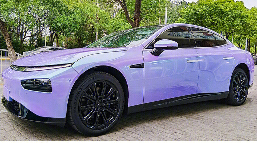 Mallcas™ Mallcas™ Glossy Dreamy Purple Green Vinyl Wrap (PET Liner)