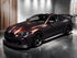 Mallcas™ Satin Flame Ember Black Vinyl Wrap (PET Liner)
