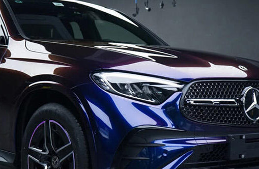 Mallcas™ Glossy Color Shift Spectrum Dark Blue Purple Vinyl Wrap