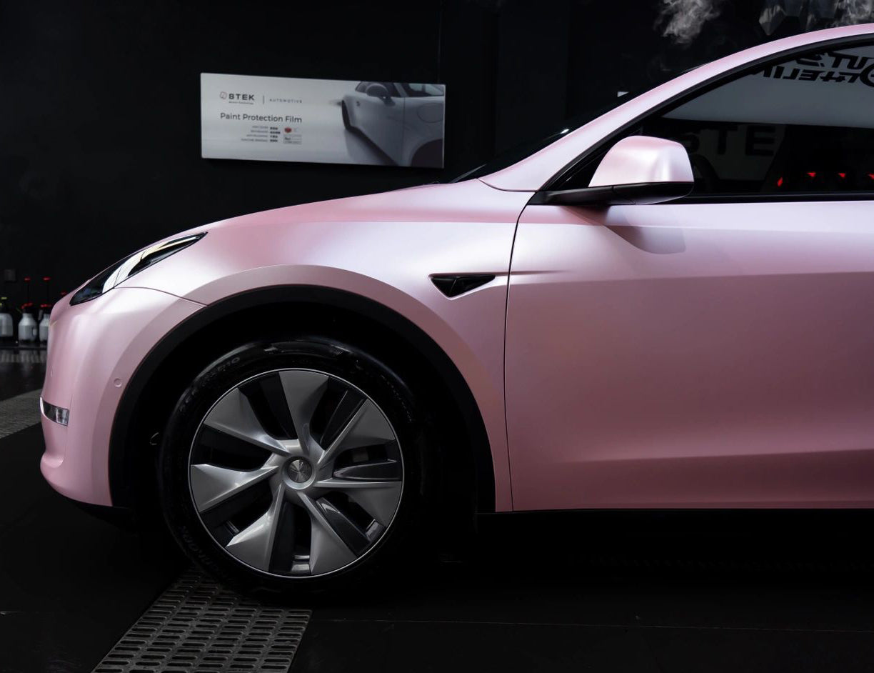 Mallcas™ Matte Metal Samurai Pink Vinyl Wrap