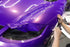 Mallcas™ Glossy Candy Metallic Neon Purple Vinyl Wrap (PET Liner)