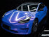 Mallcas™ Glossy Diamond Blue Red Vinyl Wrap