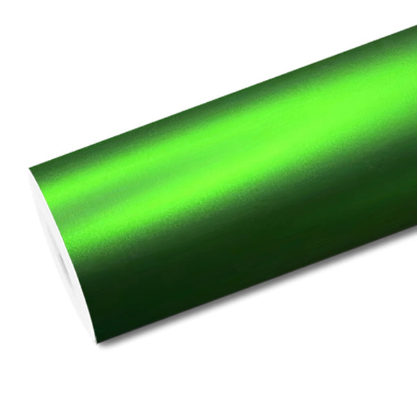 Mallcas™ Matte Chrome Green Vinyl Wrap (PET Liner)