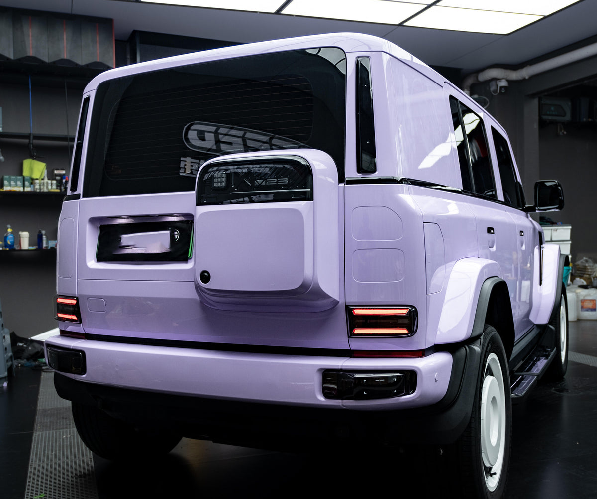 Mallcas™ Glossy Light Purple Vinyl Wrap (PET Liner)