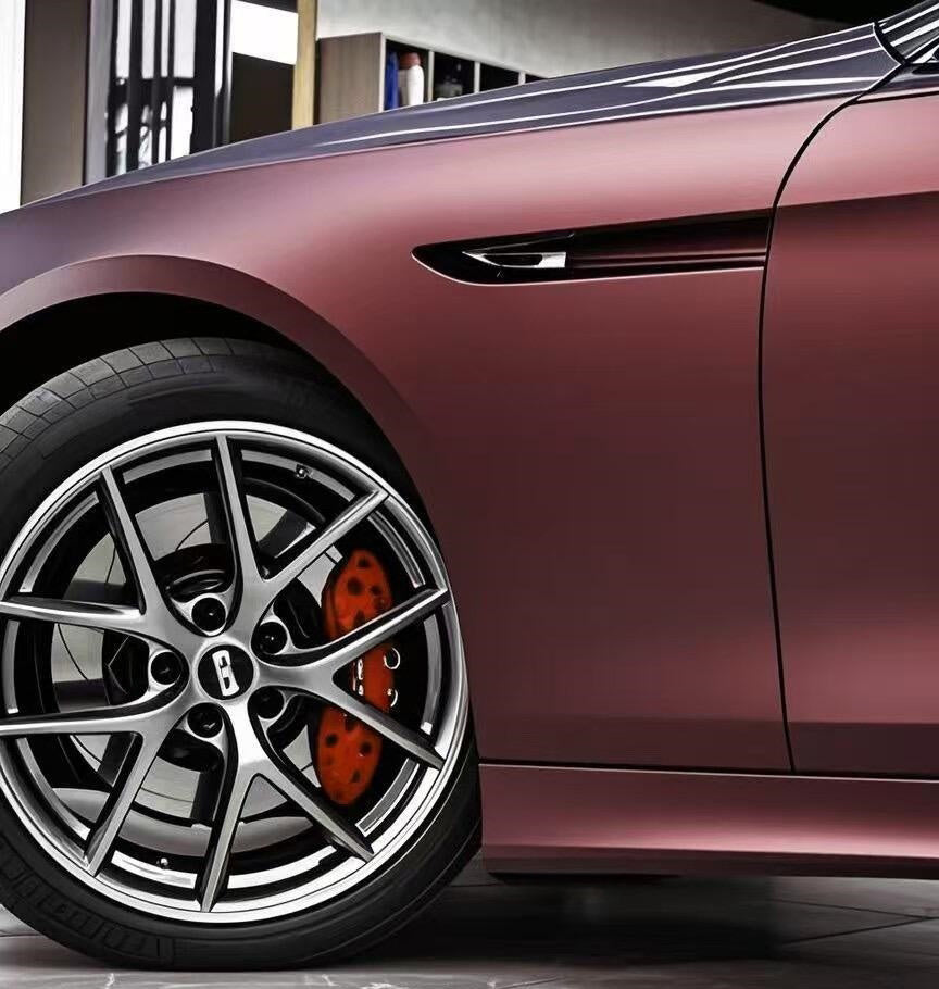 Mallcas™ Matte Ancora Red Vinyl Wrap (PET Liner)