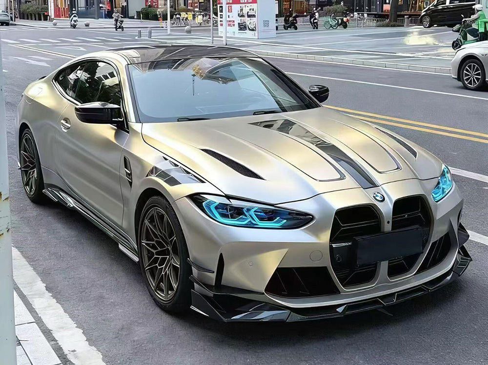 Mallcas™ Matte Technology Silver Gold Vinyl Wrap (PET Liner)