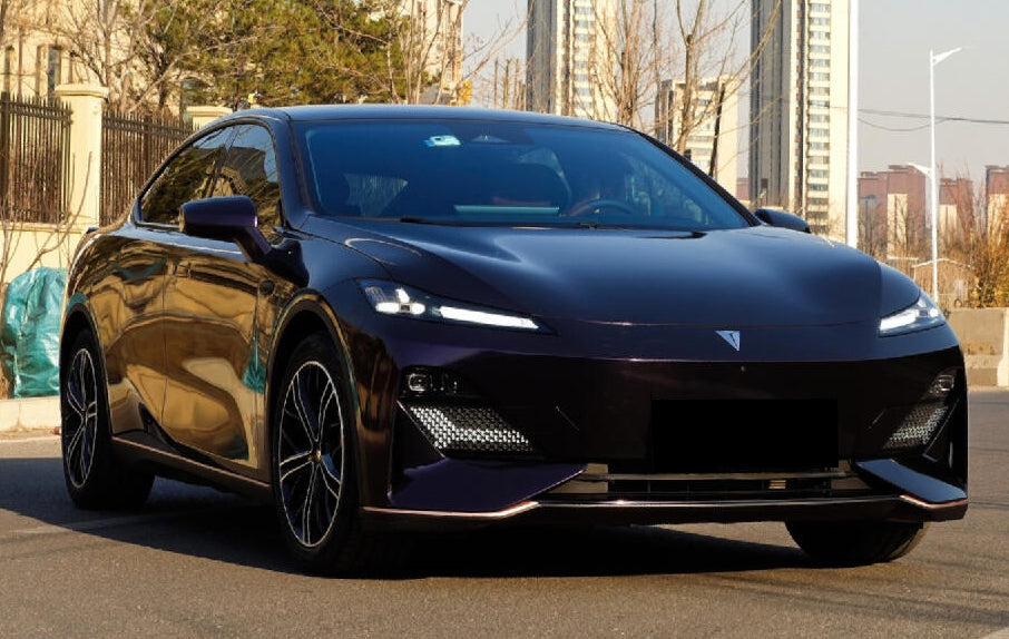 Mallcas™ Glossy Galaxy Dust Midnight Purple Vinyl Wrap (PET Liner)