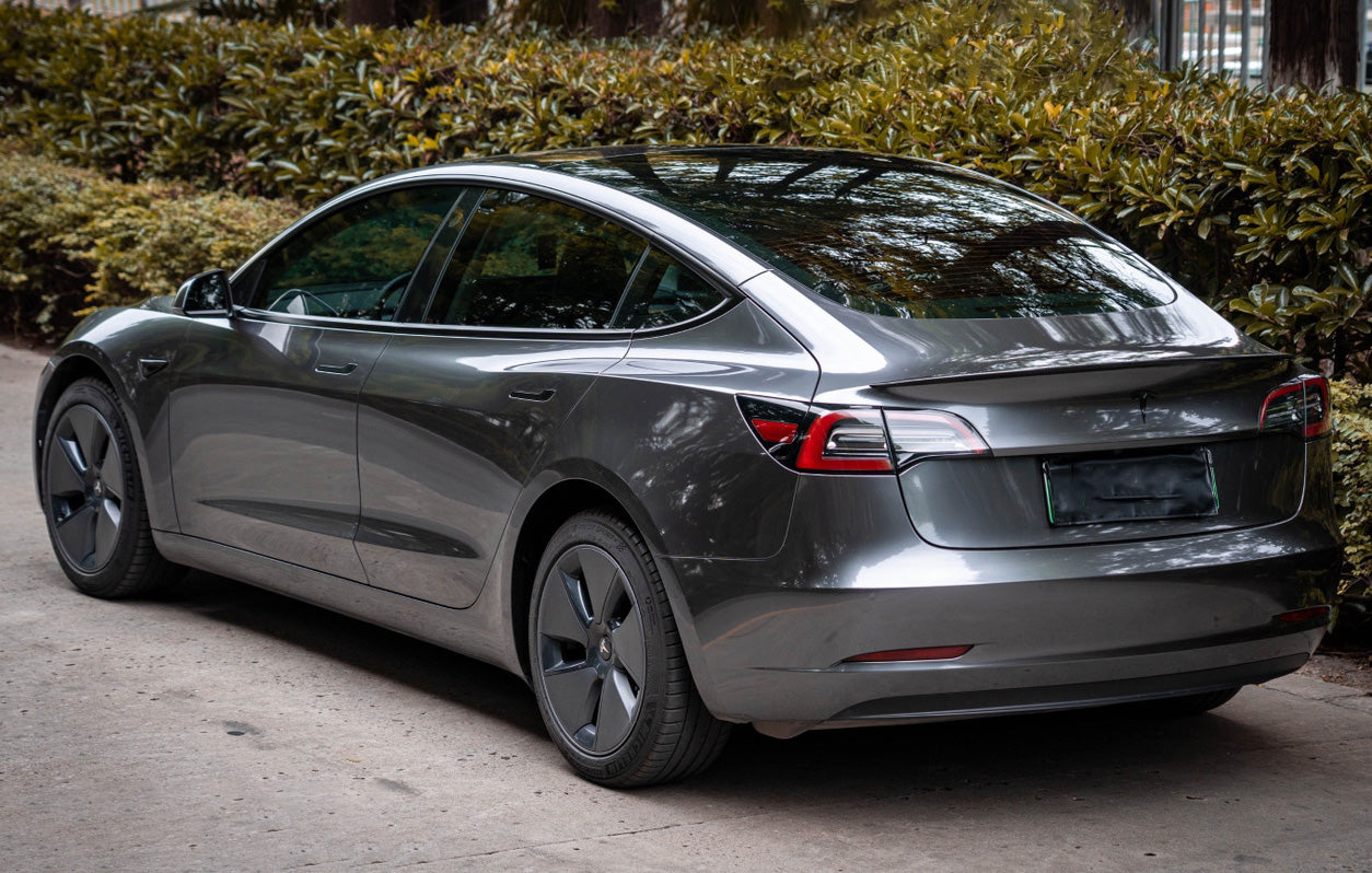 Mallcas™ Glossy Liquid Metallic Agate Grey Vinyl Wrap (PET Liner)