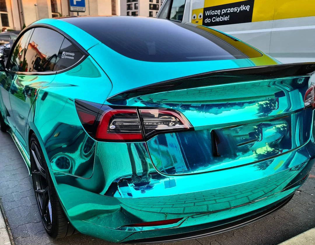 Mallcas™ Mirror Chrome Tiffany Vinyl Wrap (PET Liner)