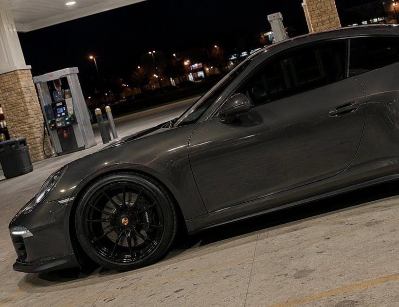Mallcas™ Glossy Metallic Tourmaline Grey Dark Vinyl Wrap (PET Liner)