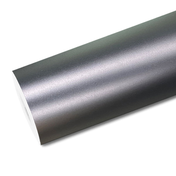 Mallcas™ Matte Chrome Grey Vinyl Wrap (PET Liner)