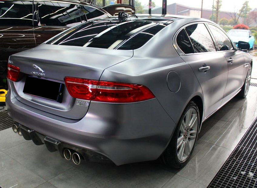 Mallcas™ Matte Pure Metal Titanium Grey Vinyl Wrap (PET Liner)