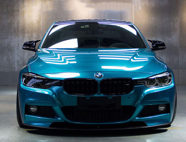 Mallcas™ Glossy Metallic Beach Blue Vinyl Wrap (PET Liner)