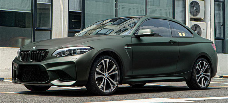 Mallcas™ Ultra Matte Wizard Green Vinyl Wrap (PET Liner)