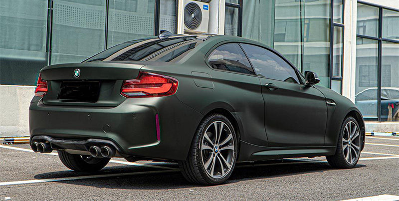 Mallcas™ Ultra Matte Wizard Green Vinyl Wrap (PET Liner)