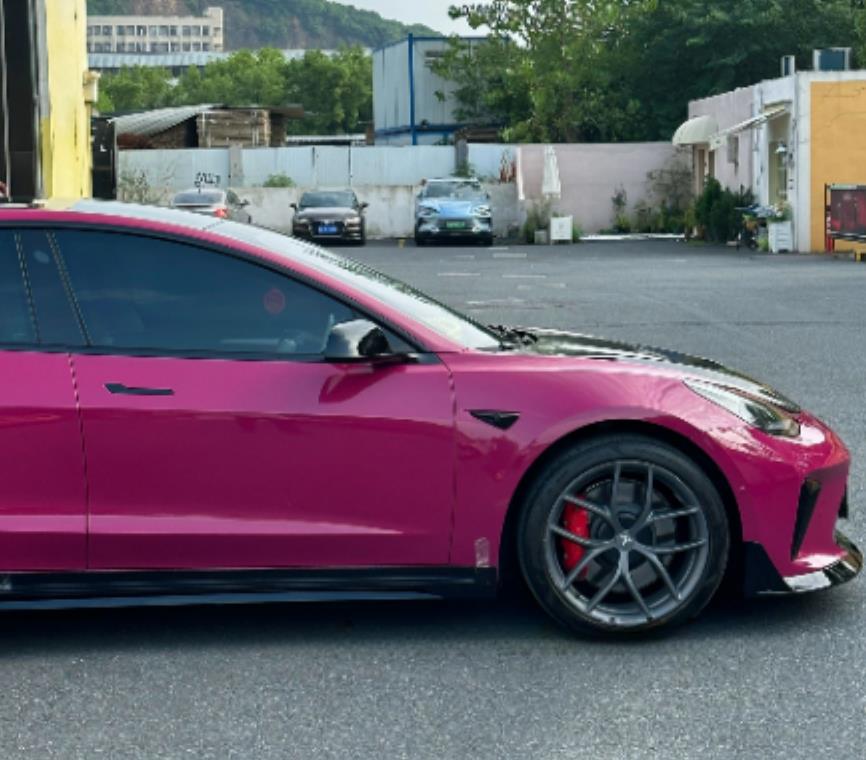 Mallcas™ Glossy Starlight Ruby Red Vinyl Wrap (PET Liner)