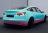 Mallcas™ Blue to Pink Custom Printed Vinyl Wrap