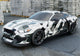 Mallcas™ Black White Grey Camouflage Custom Printed Vinyl Wrap