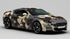 Mallcas™ Beige black Camouflage Custom Printed Vinyl Wrap