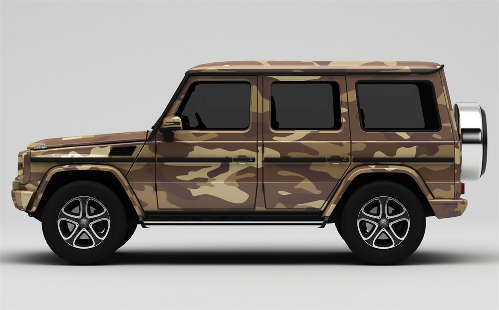 Mallcas™  Camouflage Custom Printed Vinyl Wrap