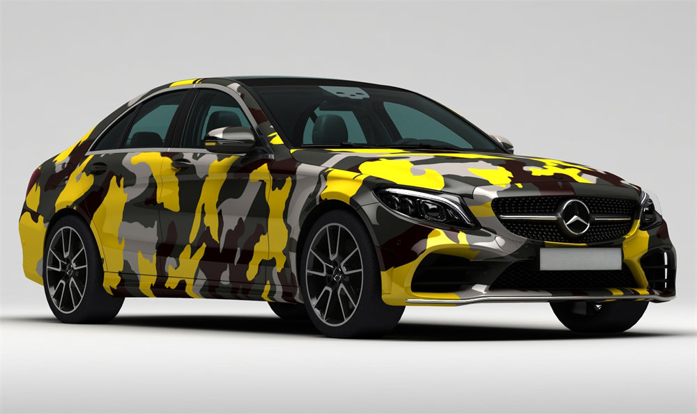 Mallcas™  Camouflage Custom Printed Vinyl Wrap