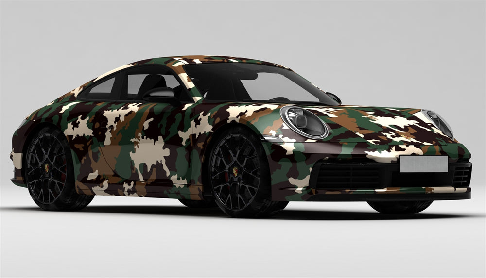 Mallcas™  Camouflage Custom Printed Vinyl Wrap