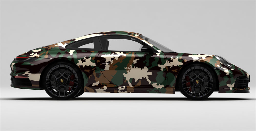 Mallcas™  Camouflage Custom Printed Vinyl Wrap