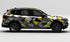 Mallcas™  Black Yellow Grey Camouflage Custom Printed Vinyl Wrap