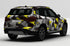 Mallcas™  Black Yellow Grey Camouflage Custom Printed Vinyl Wrap