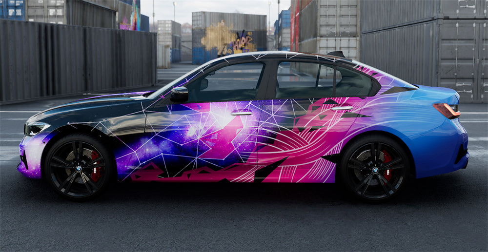Mallcas™  Starry Sky Camouflage Custom Printed Vinyl Wrap