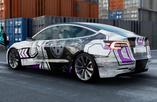 Mallcas™  Mecha Custom Printed Vinyl Wrap